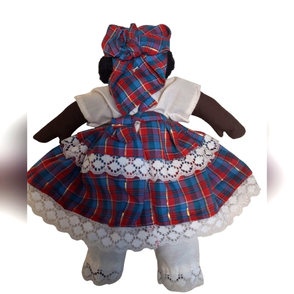 Handmade Jamaican Rag Doll - Picture 2 of 3